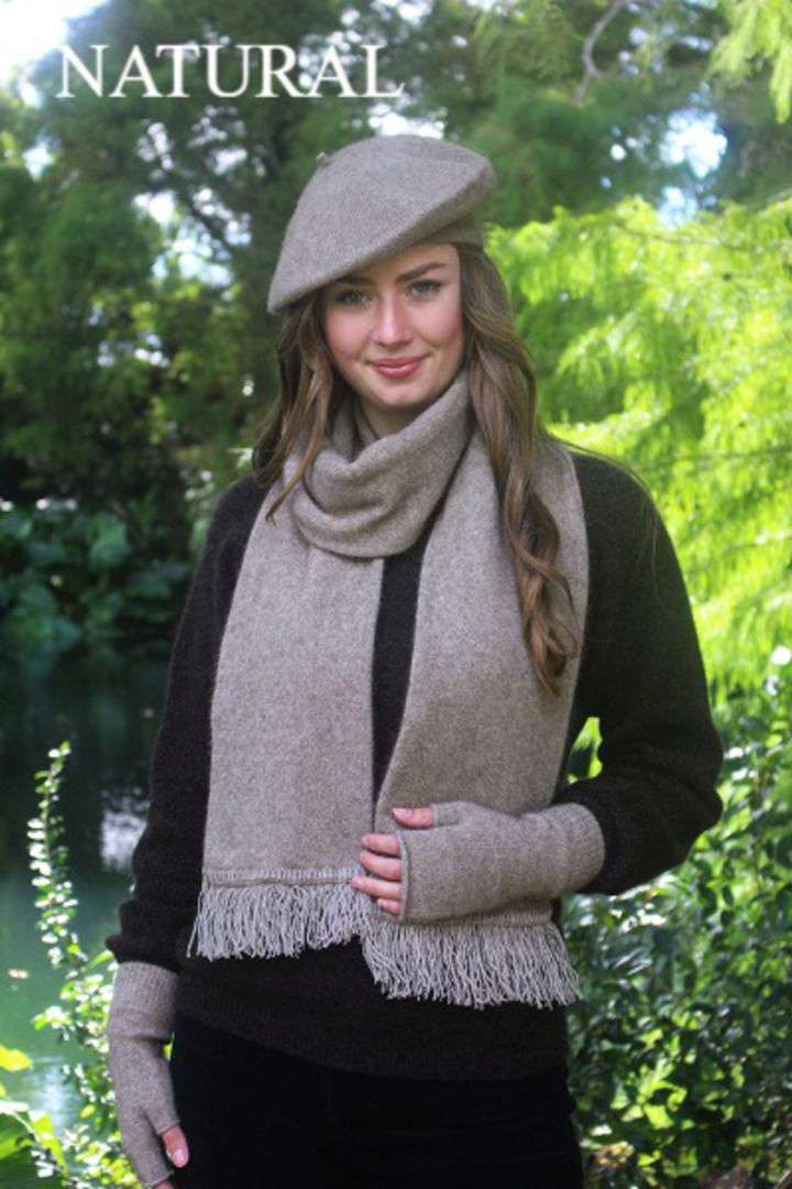 Merino Possum Plain Beret image 8